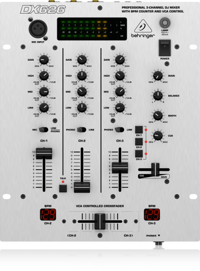 DX626 PRO MIXER MEZCLADOR PROFESIONAL 