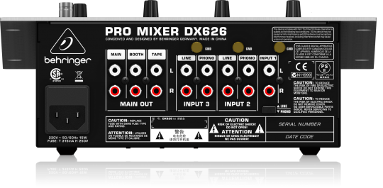 DX626 PRO MIXER MEZCLADOR PROFESIONAL 