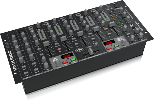 VMX1000 USB Mezclador de DJ profesional de 7 canales