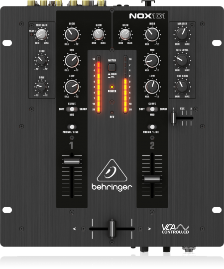 NOX101 Mezclador de DJ premium de 2 canales con control VCA 