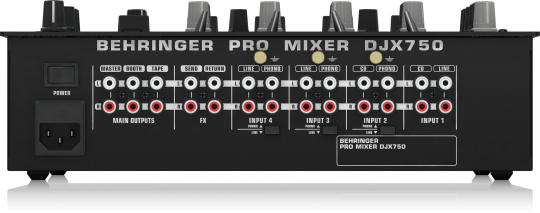 DJX750  Mezclador de DJ profesional de 5 canales