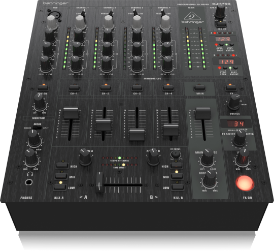 DJX750  Mezclador de DJ profesional de 5 canales