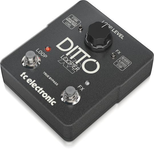 LOOPER DITTO X2 Pedal Looper altamente intuitivo con botn de parada dedicado y efectos de bucle