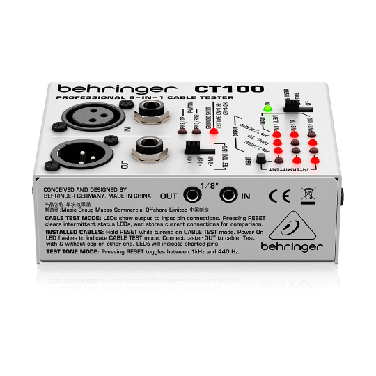 Comprobador de cables Behringer CT100