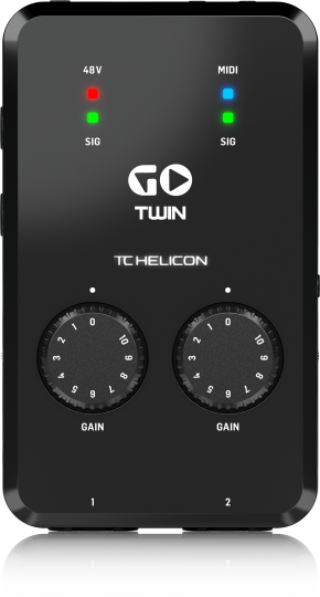 Interfaces de audio GO TWIN TC Helicon